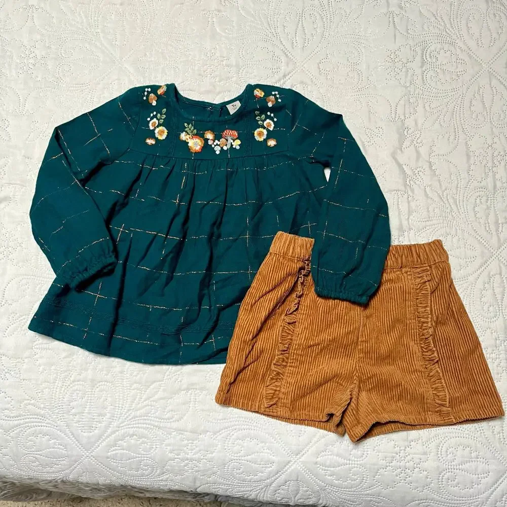 Tu Kids Fall Corduroy Outfit Size 2/3